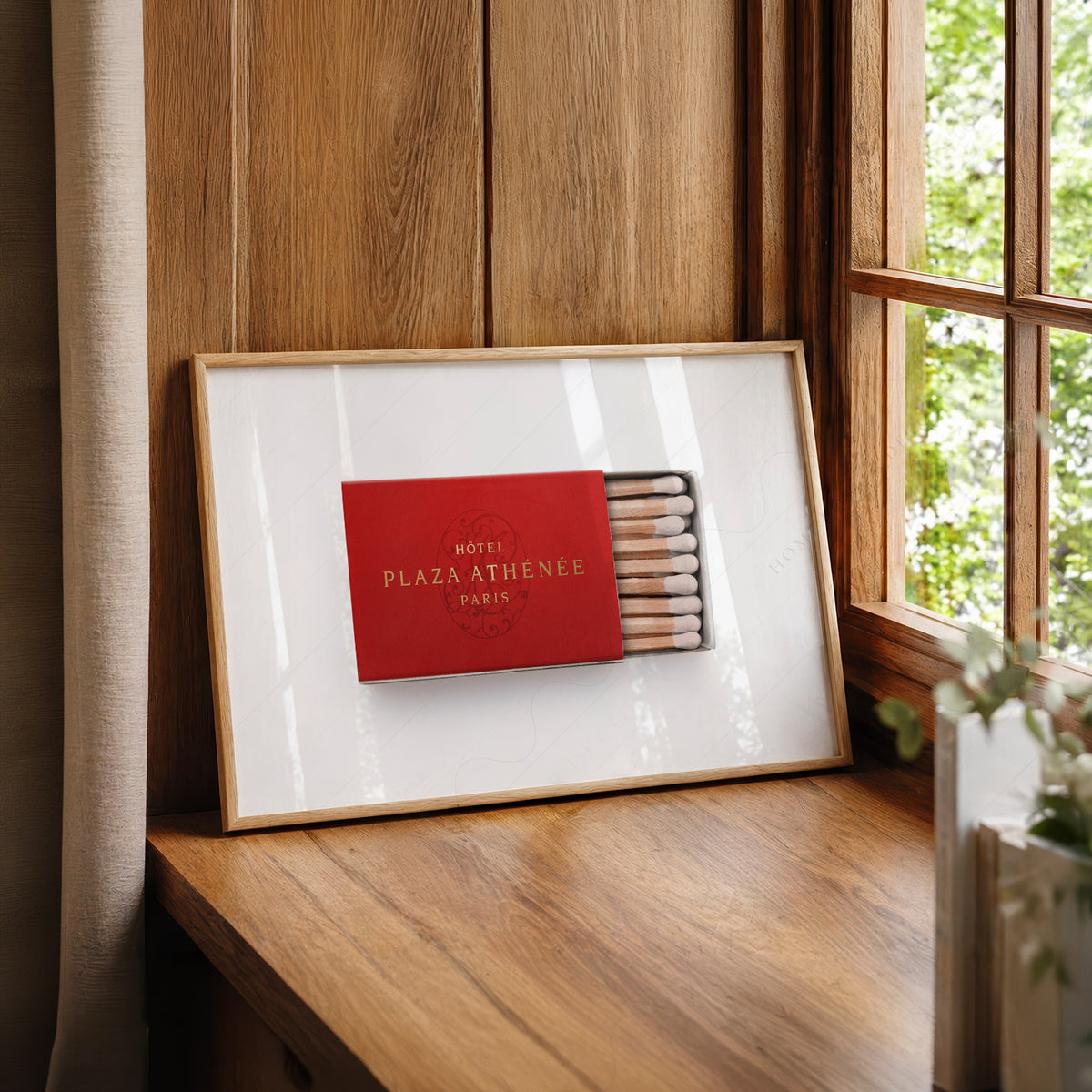Hotel Plaza Athenee Matchbox Art Print — artwork preview 22