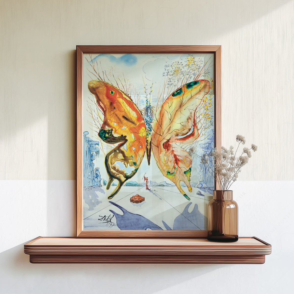 Salvador Dali Venus Butterfly Art Print — artwork preview 18