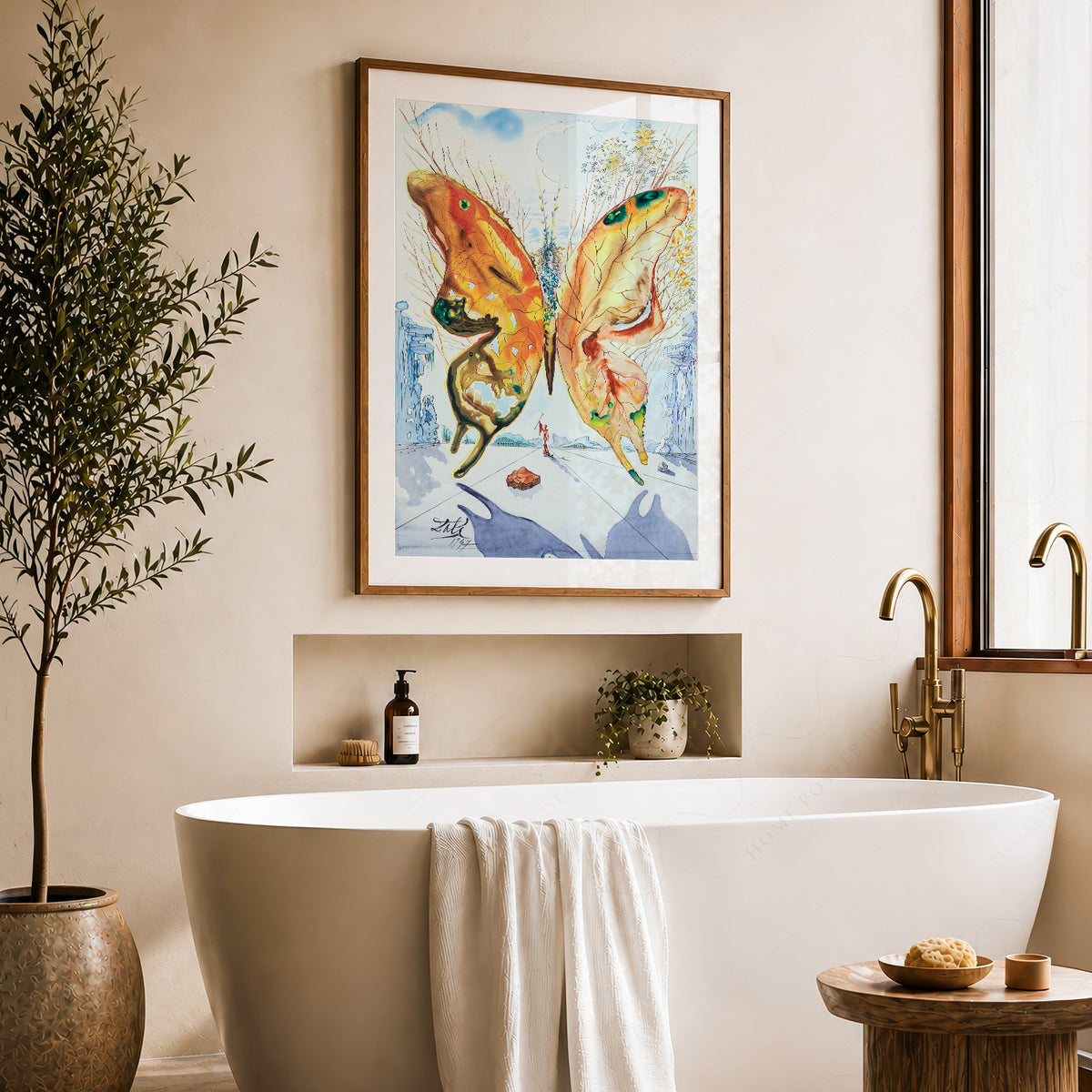 Salvador Dali Venus Butterfly Art Print — artwork preview 22