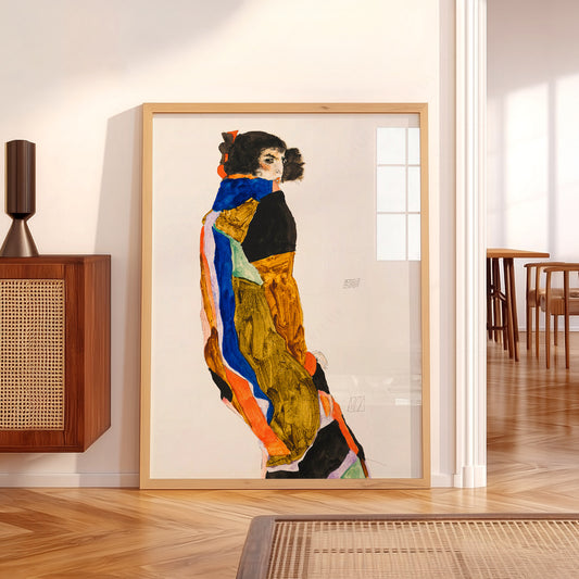 Egon Schiele Moa Art Print – Expressionist Figure Wall Art Poster — artwork preview 5