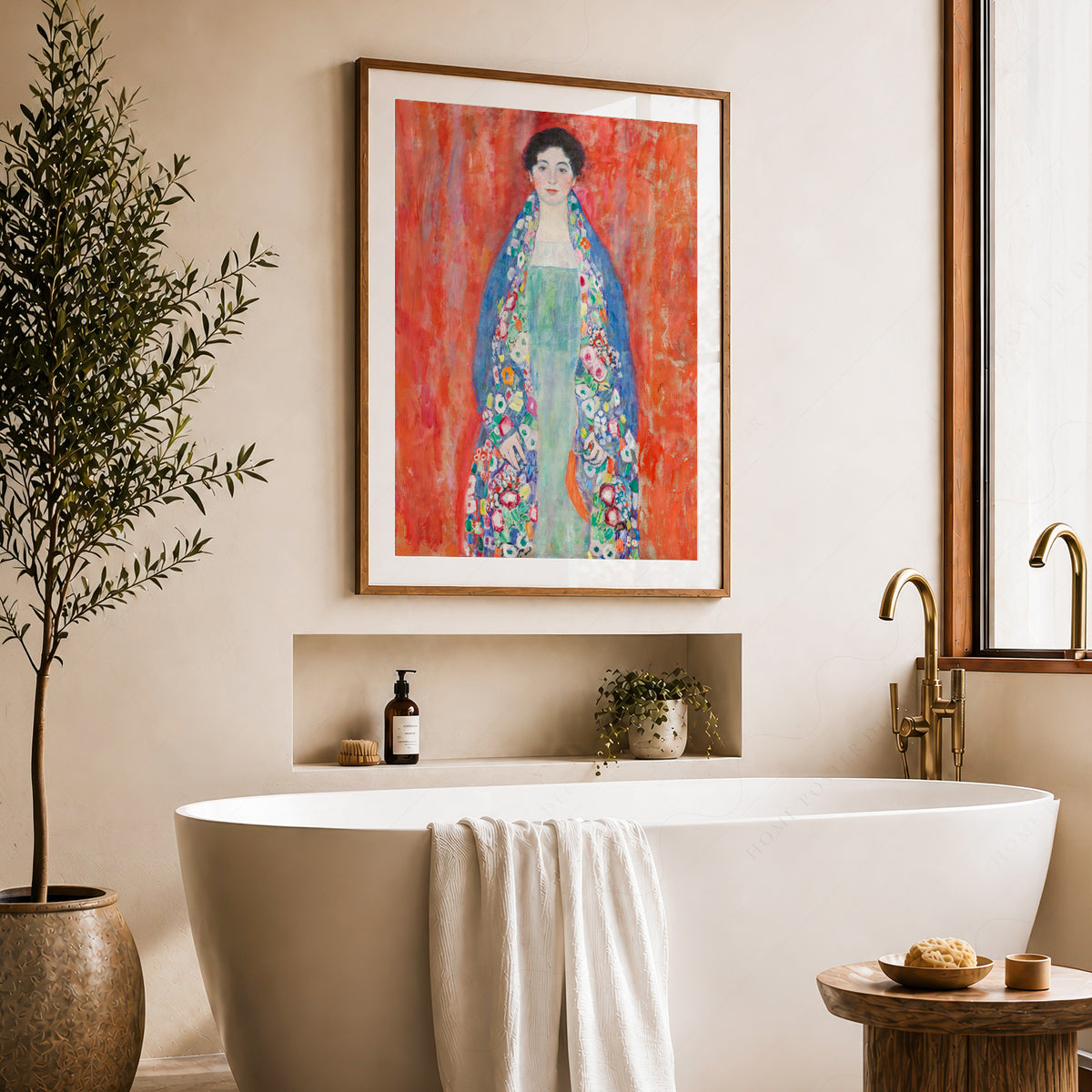 Gustav Klimt Portrait of Fraulein Lieser Art Print — artwork preview 22