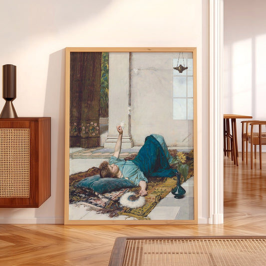 John William Waterhouse Dolce Far Niente Art Print – Victorian Wall Art — artwork preview 5