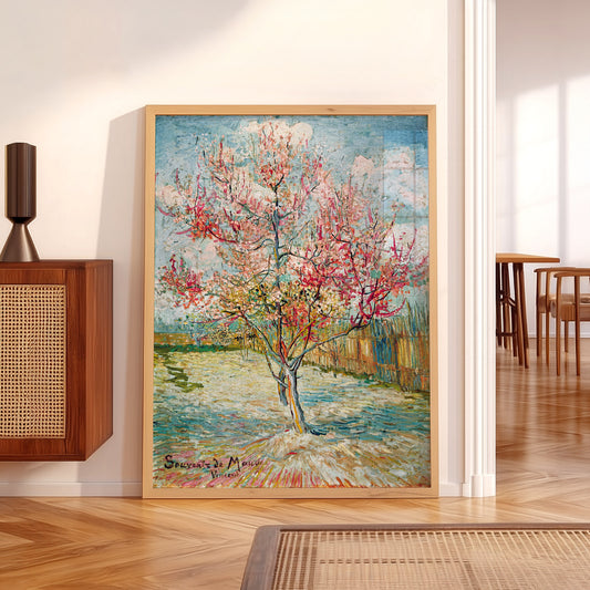 Vincent Van Gogh Pink Peach Trees Art Print – Famous Painting Wall Decor — artwork preview 5