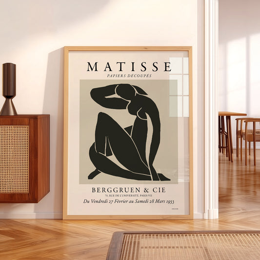 Henri Matisse Nu Bleu Exhibition Poster – Modern Minimalist Wall Art — artwork preview 5