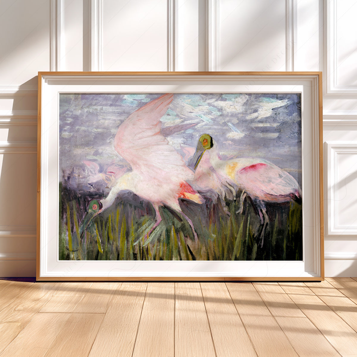 Abbott Handerson Thayer Flamingos Art Print — artwork preview 5