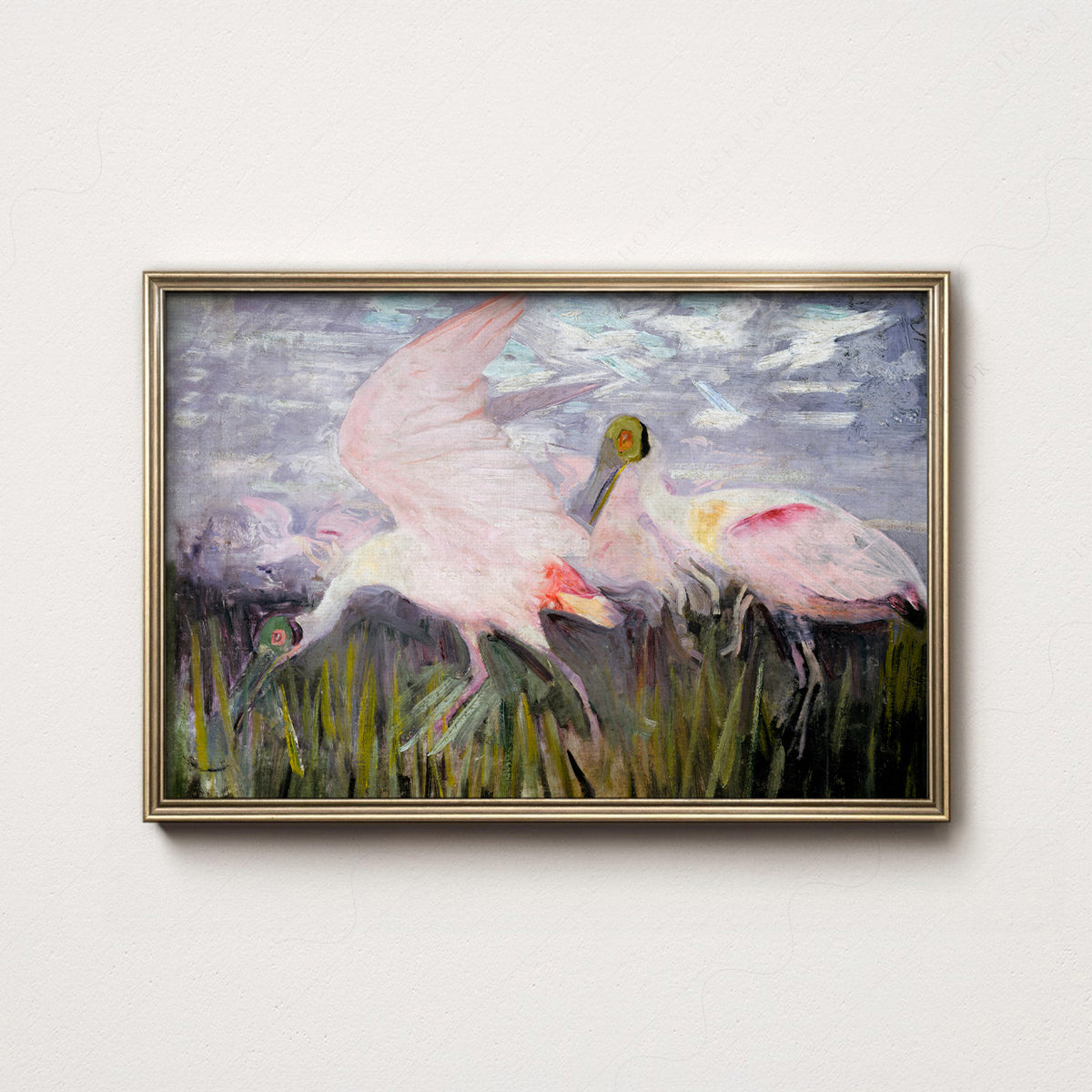 Abbott Handerson Thayer Flamingos Art Print — artwork preview 7