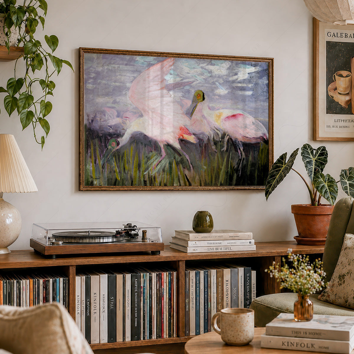 Abbott Handerson Thayer Flamingos Art Print — artwork preview 19