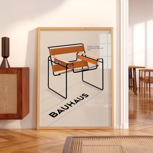 Marcel Breuer Wassily Chair Bauhaus Print – Modern Design Wall Art – 41-11 — artwork preview 5