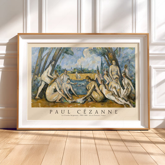 Paul Cézanne Les Grandes Baigneuses Art Print – Impressionist Wall Decor – 69-03 — artwork preview 5