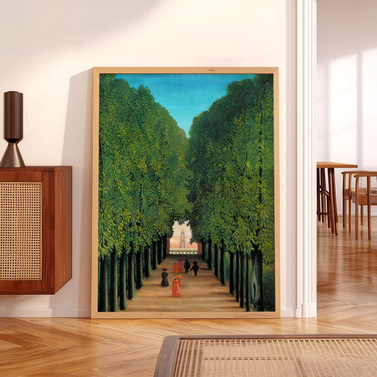 Henri Rousseau The Avenue in the Park at Saint Cloud Print – Nature Wall Art – 10-09 — artwork preview 5