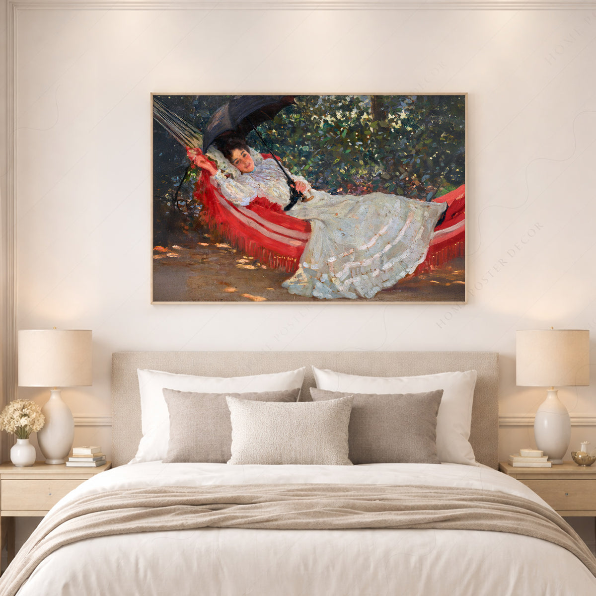 William Henry Margetson The Red Hammock Art Print — artwork preview 17