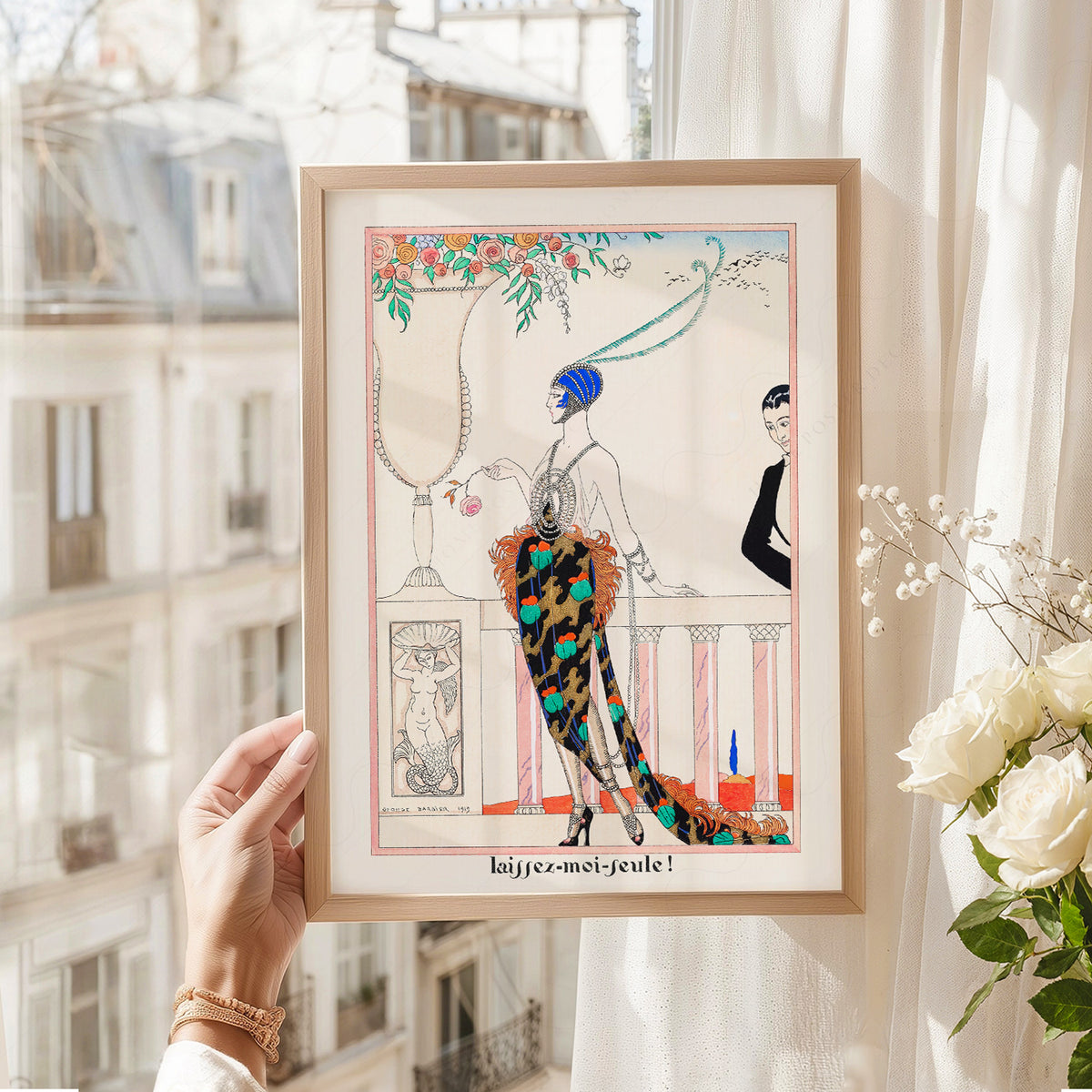 George Barbier Laissez-Moi Seule Art Print – Art Deco Fashion Poster – 19-05 — artwork preview 8