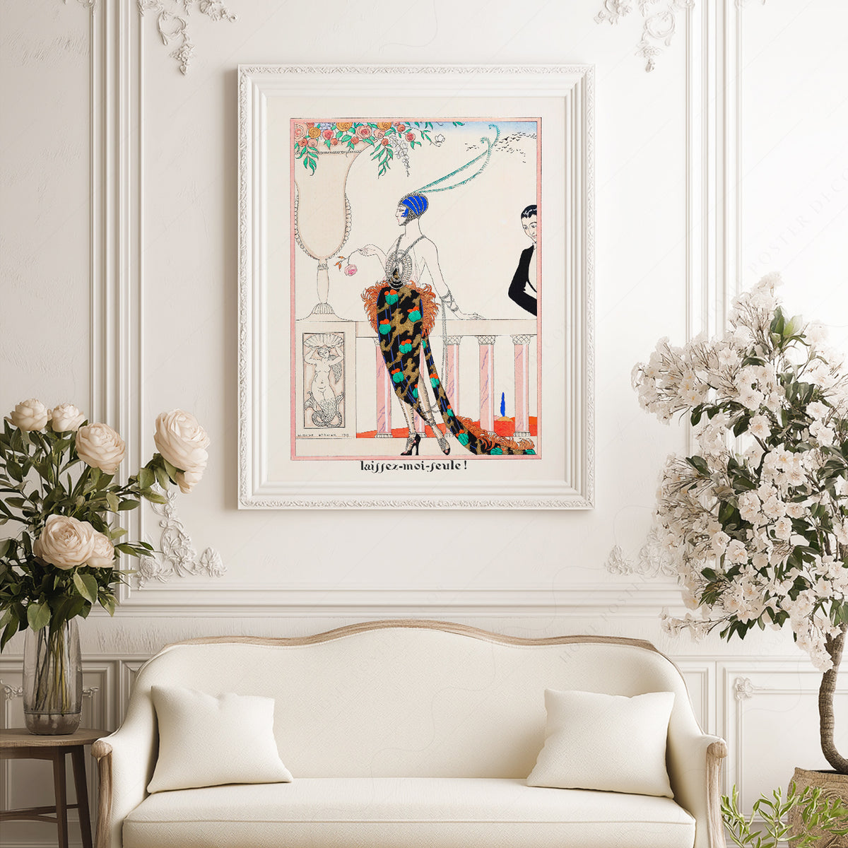 George Barbier Laissez-Moi Seule Art Print – Art Deco Fashion Poster – 19-05 — artwork preview 17