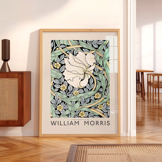 William Morris Pimpernel Art Print – Arts and Crafts Floral Wall Poster — artwork preview 5