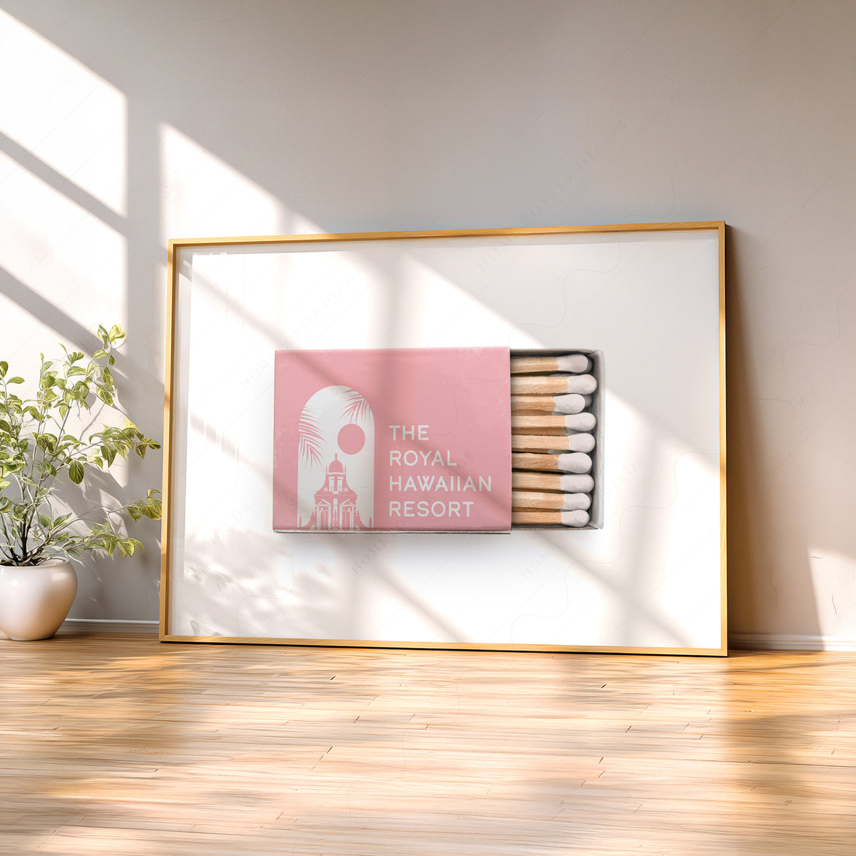 Royal Hawaiian Matchbox Art Print — artwork preview 2