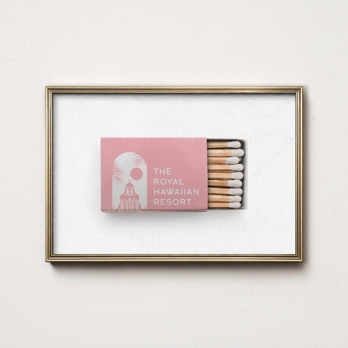 Royal Hawaiian Matchbox Art Print — artwork preview 7