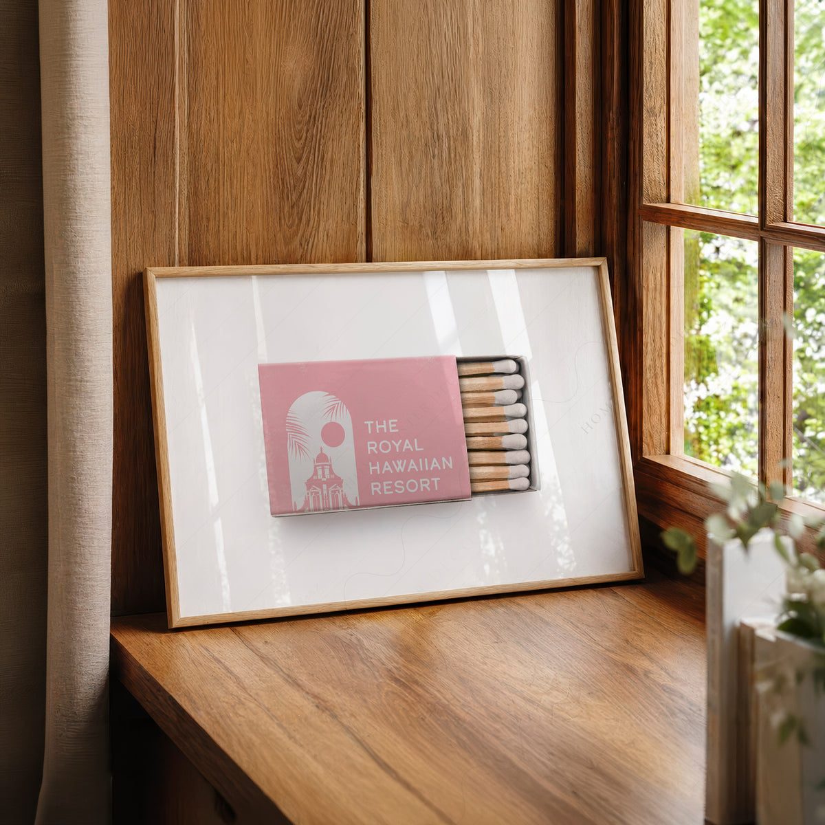 Royal Hawaiian Matchbox Art Print — artwork preview 22
