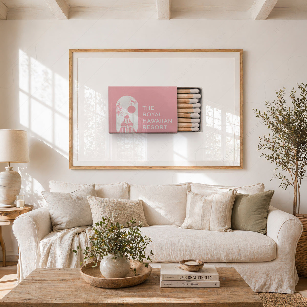 Royal Hawaiian Matchbox Art Print — artwork preview 23