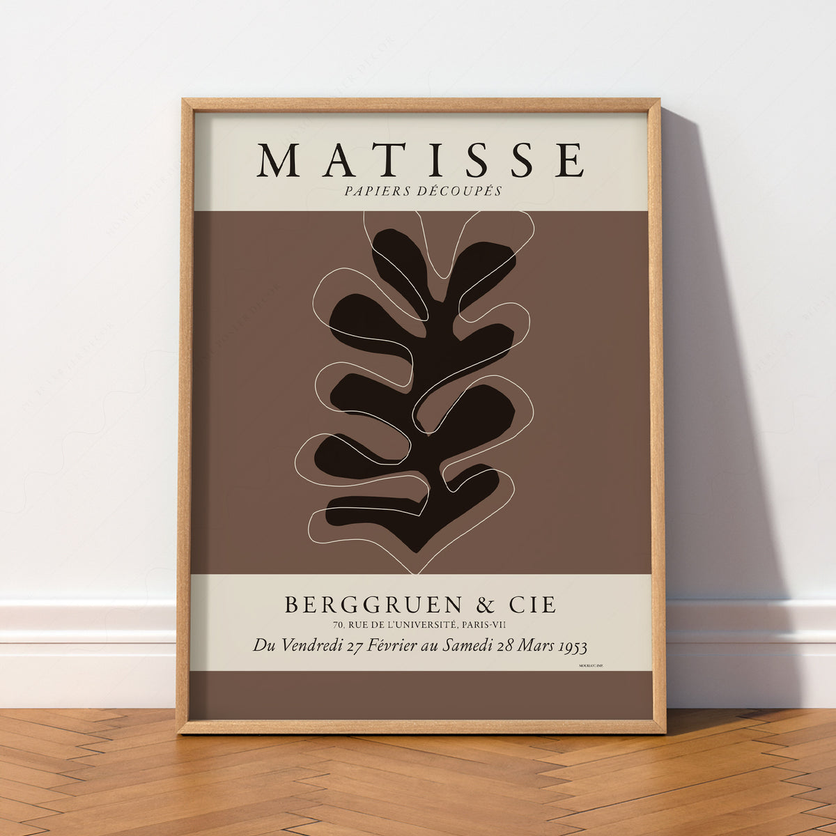 Henri Matisse Papiers Découpés Exhibition Poster – Modern Wall Art — artwork preview 2