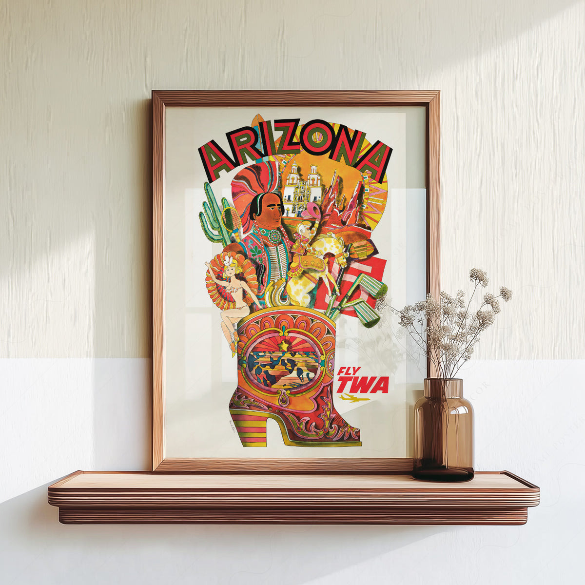 David Klein Arizona Travel Poster Art Print — artwork preview 18
