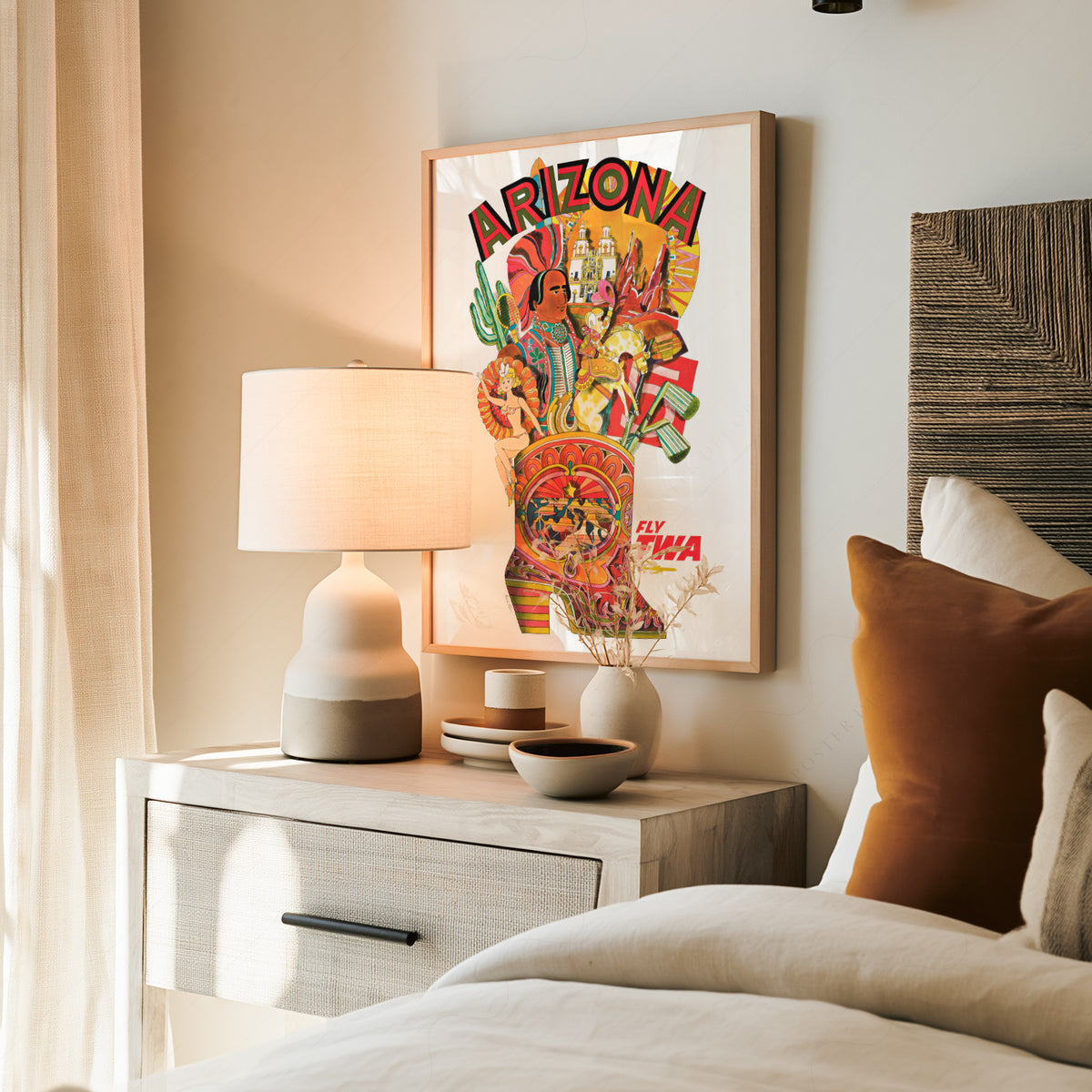 David Klein Arizona Travel Poster Art Print — artwork preview 19