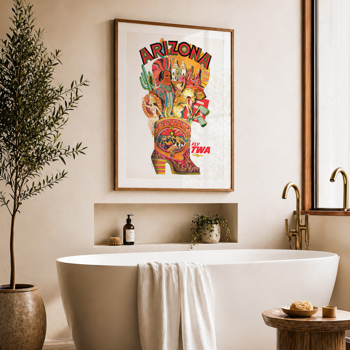 David Klein Arizona Travel Poster Art Print — artwork preview 22