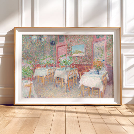 Van Gogh Interior of a Restaurant Print – Vintage Café Wall Art Poster — artwork preview 5