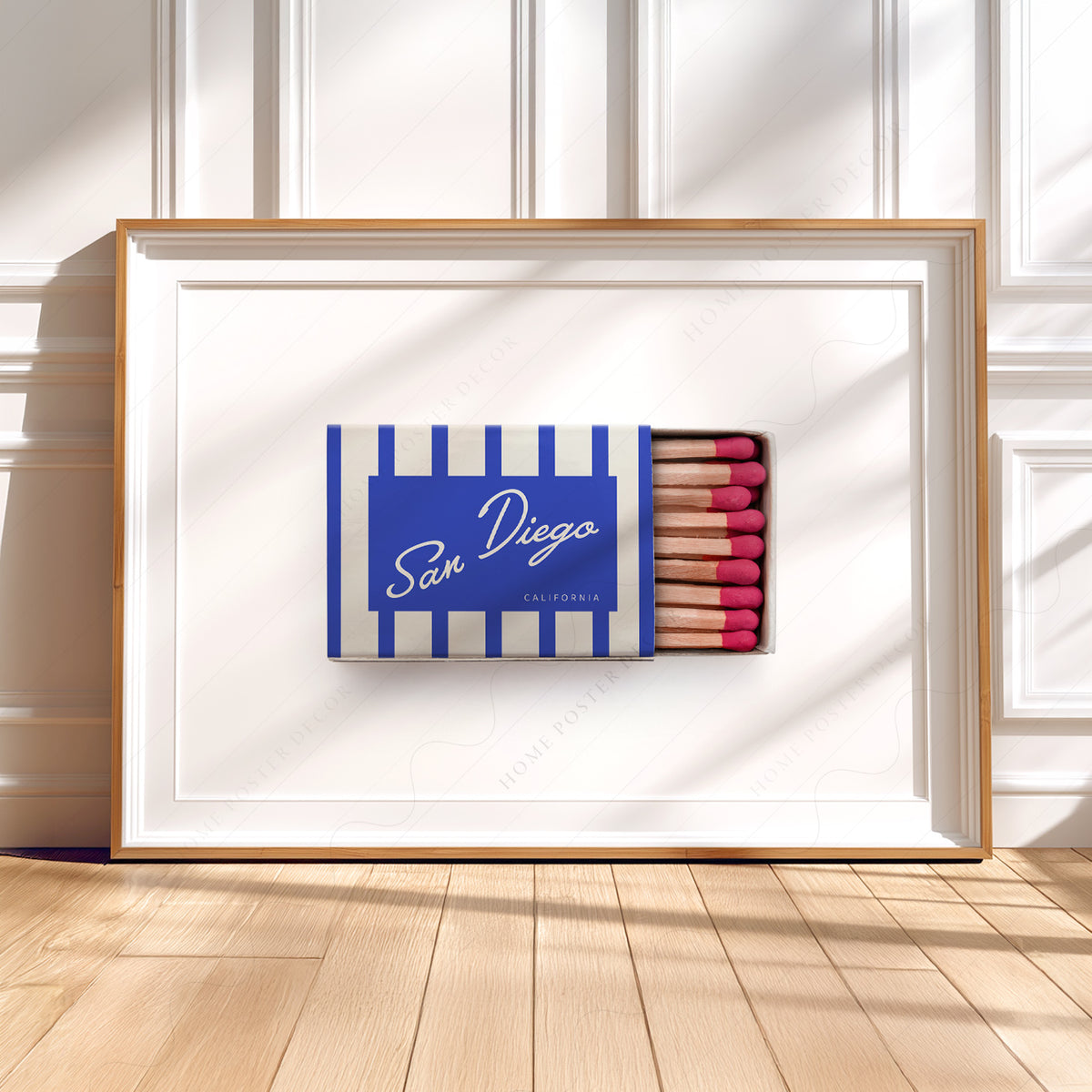 San Diego Matchbox Art Print — artwork preview 5
