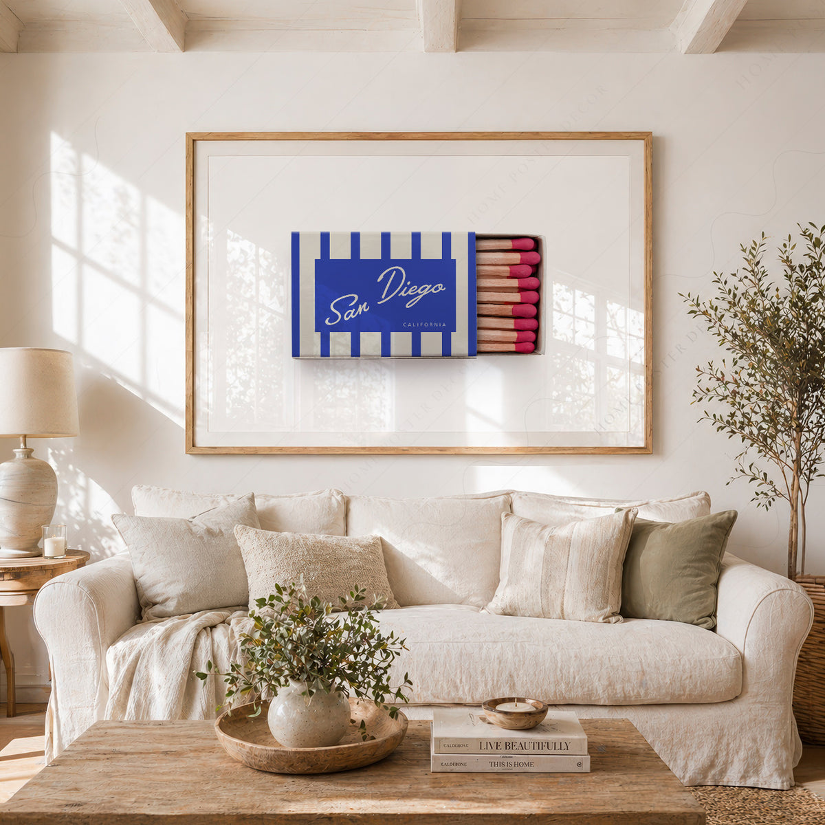 San Diego Matchbox Art Print — artwork preview 23