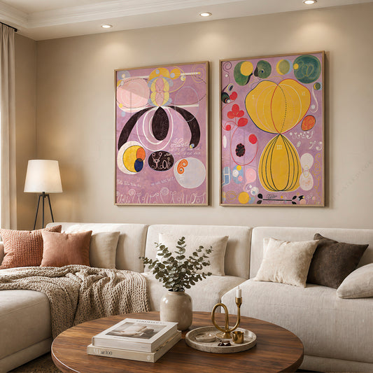 Hilma af Klint The Ten Largest Set of 2 Art Prints – Abstract Wall Art — artwork preview 12