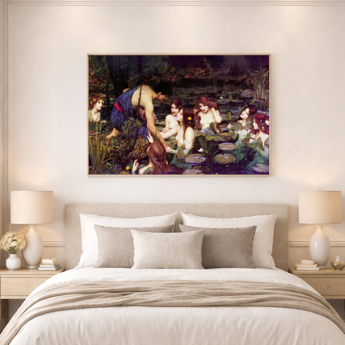 John William Waterhouse Hylas and the Nymphs Art Print — artwork preview 17