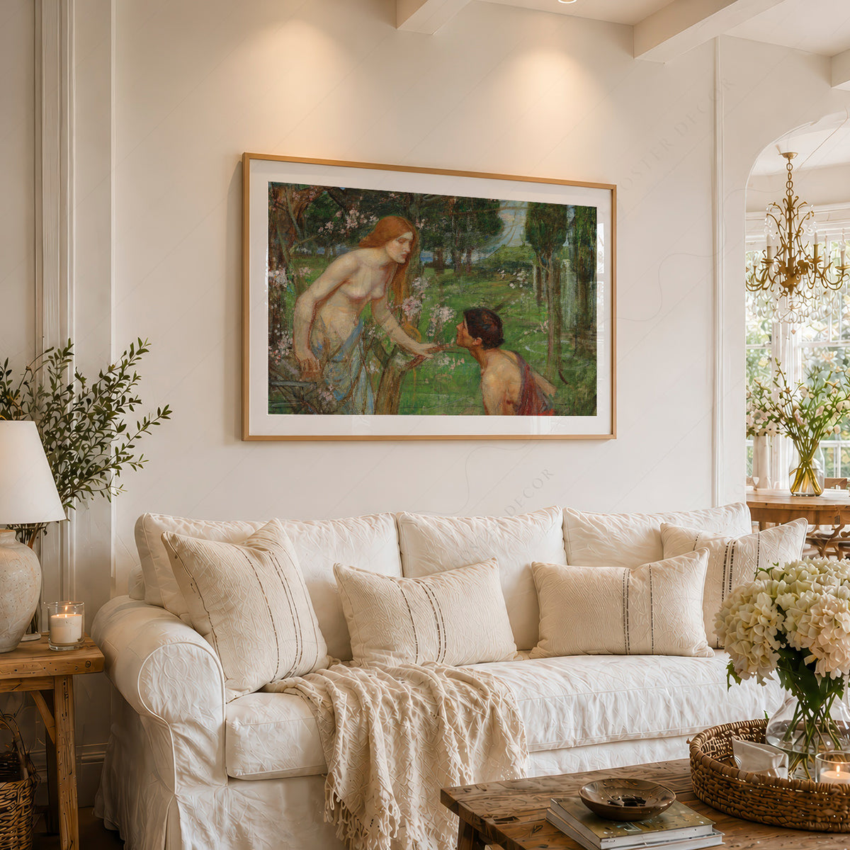 John William Waterhouse Woodland Figures Study Art Print — artwork preview 6