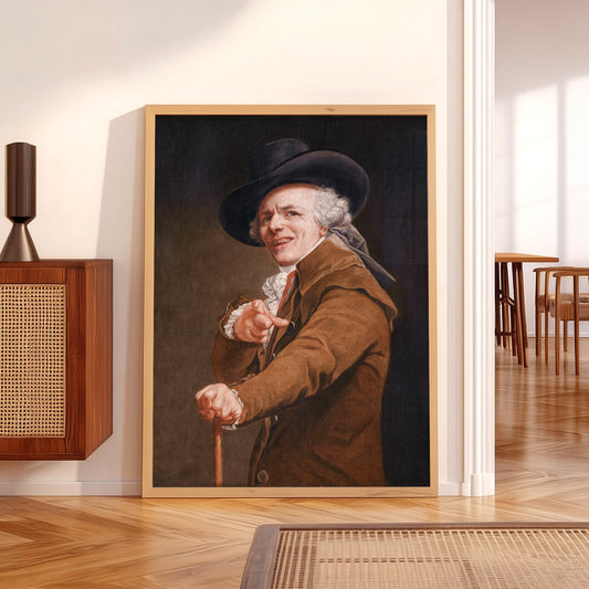 Joseph Ducreux Self-Portrait with a Mocking Face Print – Funny Classic Art — artwork preview 5