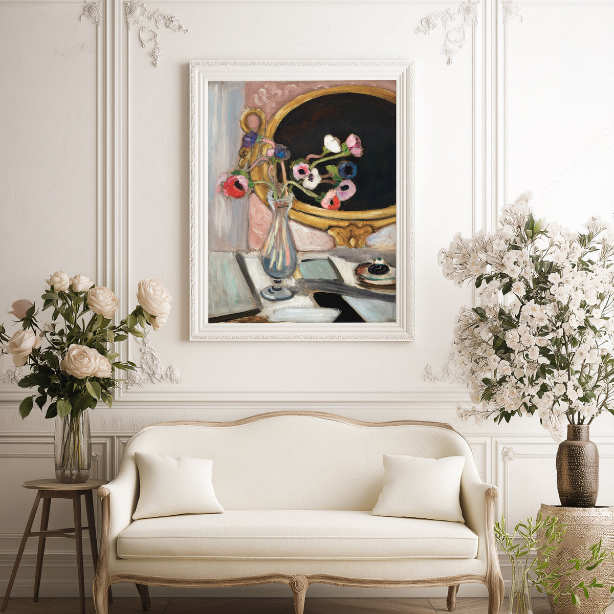 Henri Matisse Black Mirror Art Print – Floral Still Life Wall Poster – 01-01 — artwork preview 17