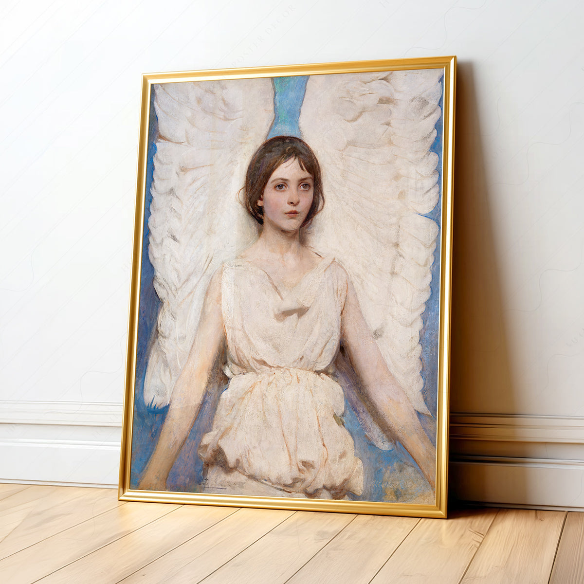 Abbott Handerson Thayer Angel Portrait Art Print — artwork preview 1