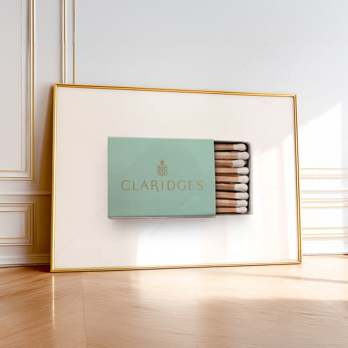 Claridge's Matchbox Art Print — artwork preview 1