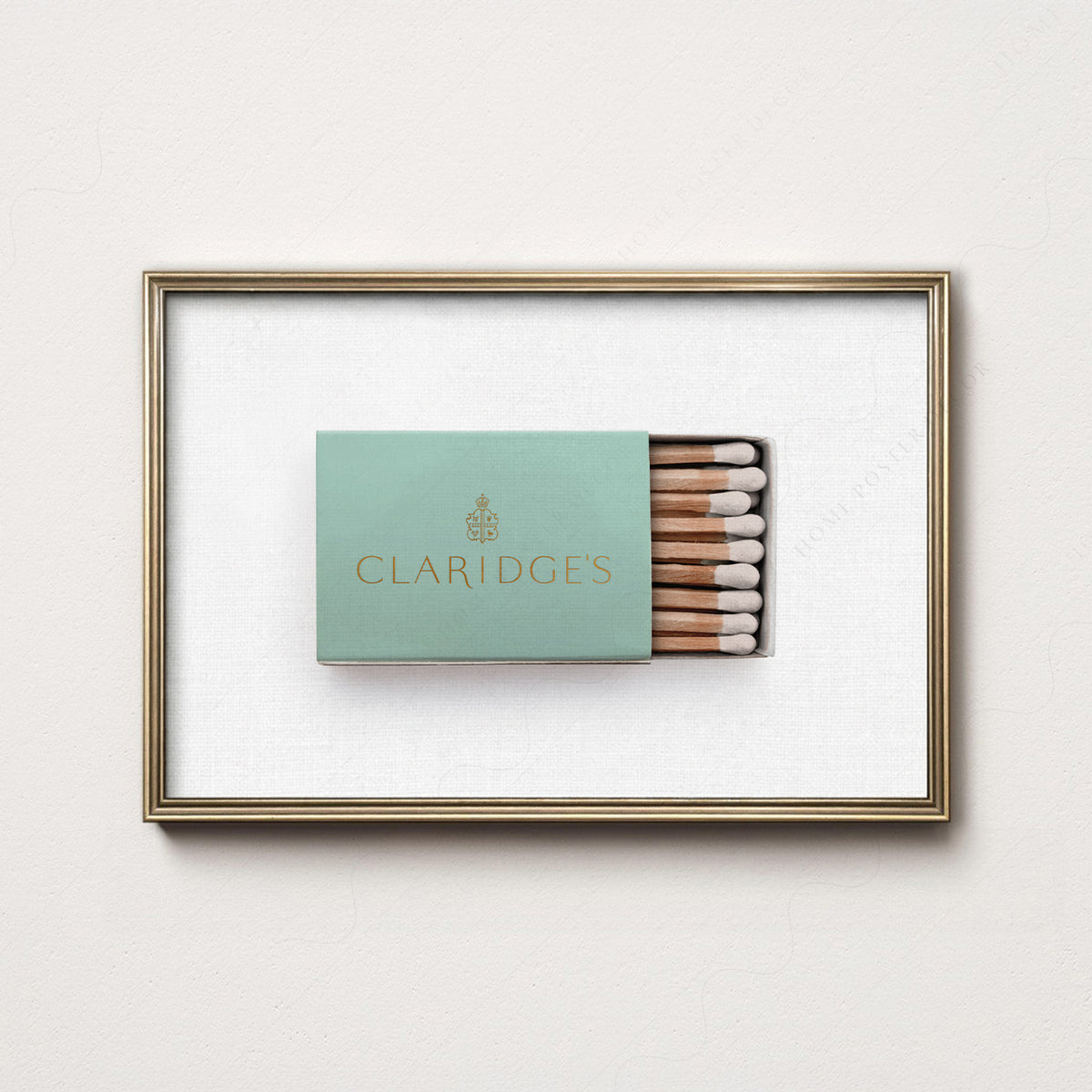 Claridge's Matchbox Art Print — artwork preview 7
