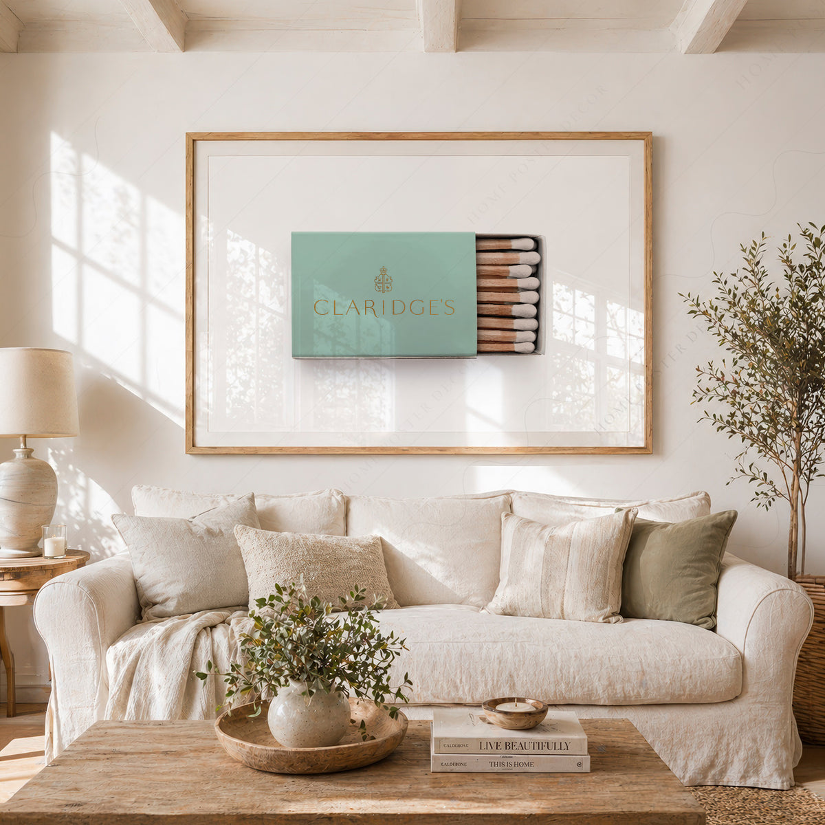 Claridge's Matchbox Art Print — artwork preview 23