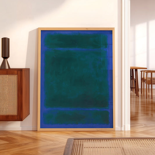 Mark Rothko Blue Green Untitled Art Print – Abstract Expressionist Poster — artwork preview 5