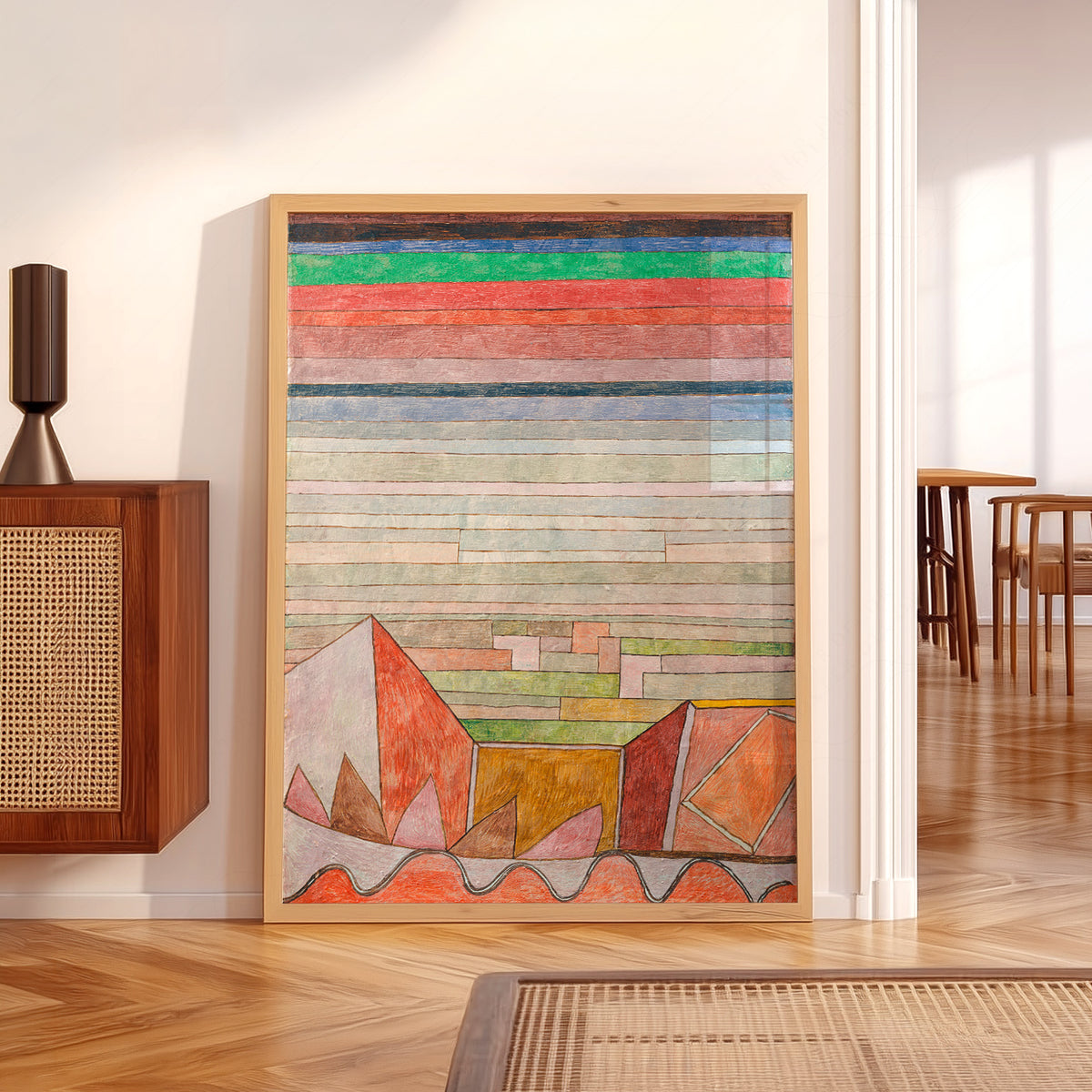 Paul Klee View into the Fertile Country Art Print — artwork preview 5