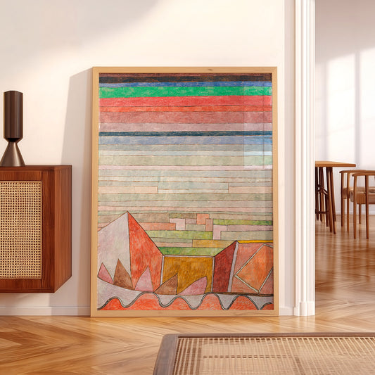 Paul Klee View into the Fertile Country Art Print — artwork preview 5