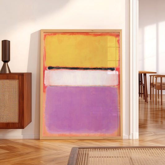 Mark Rothko White Center Art Print – Abstract Expressionist Wall Decor — artwork preview 5