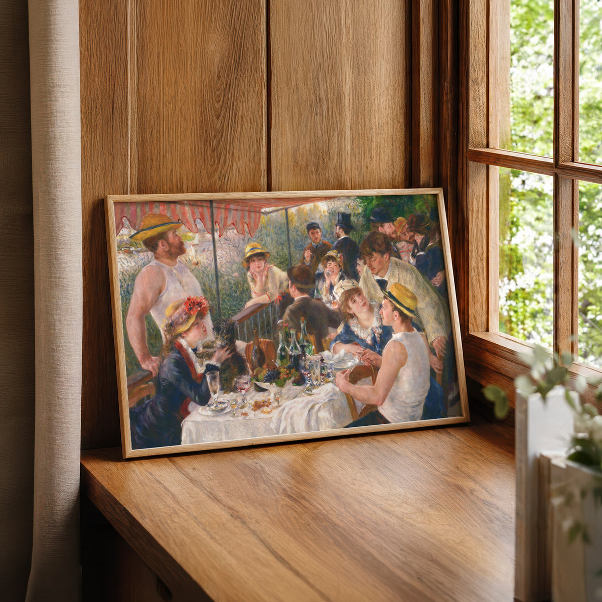 Pierre-Auguste Renoir Luncheon of the Boating Party Art Print — artwork preview 22