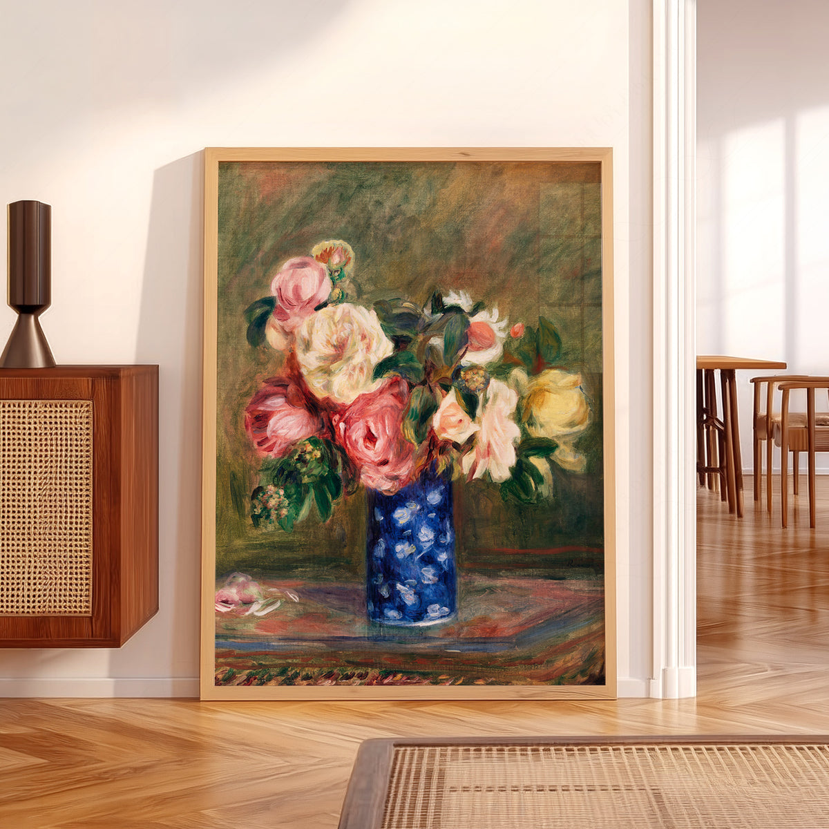 Pierre-Auguste Renoir Bouquet of Roses Art Print — artwork preview 5