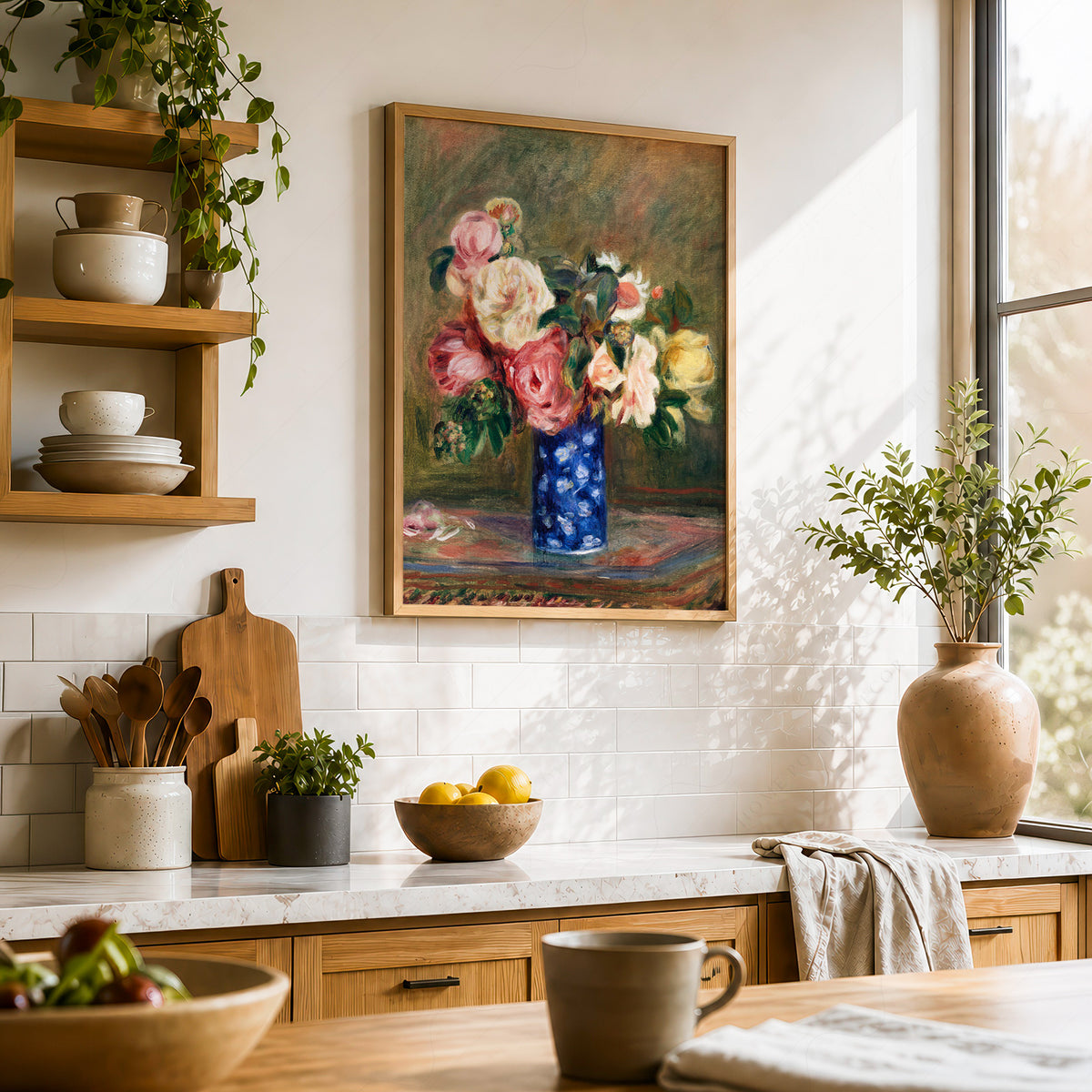 Pierre-Auguste Renoir Bouquet of Roses Art Print — artwork preview 23