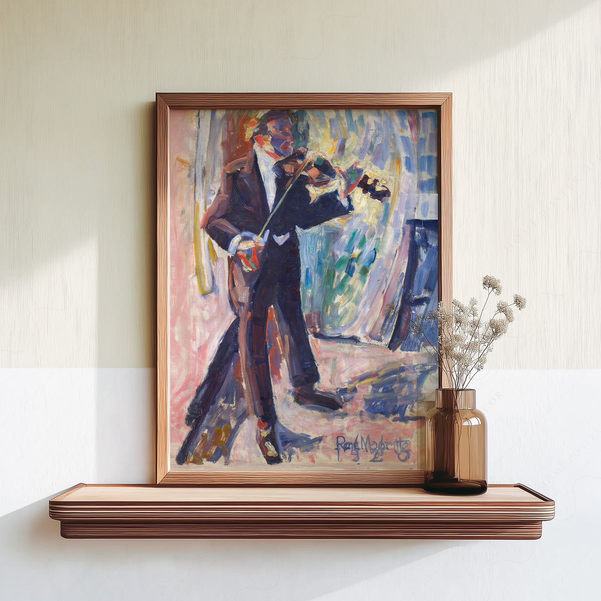Rene Magritte The Violinist Art Print — artwork preview 18