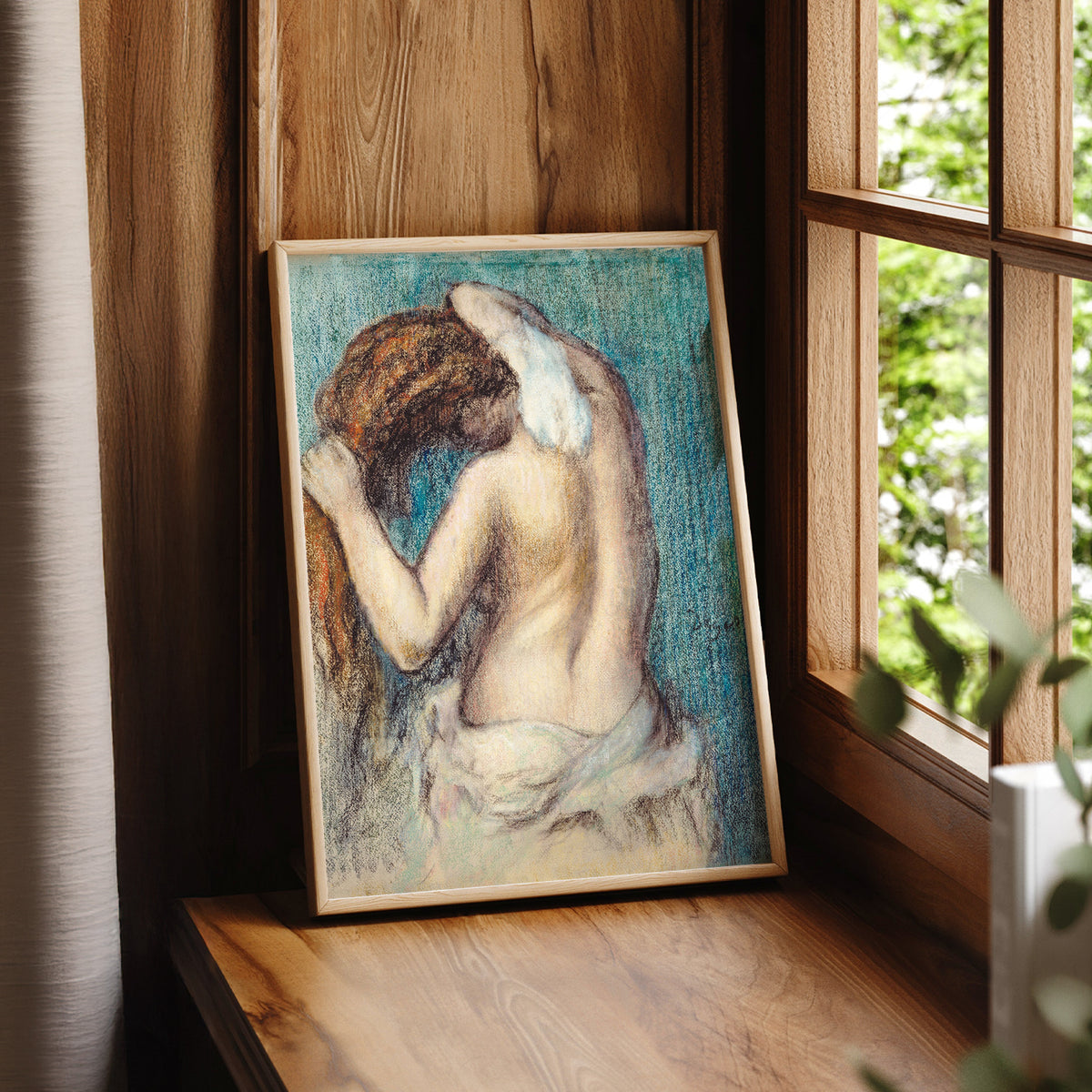 Edgar Degas Woman Drying Her Hair Art Print — artwork preview 7