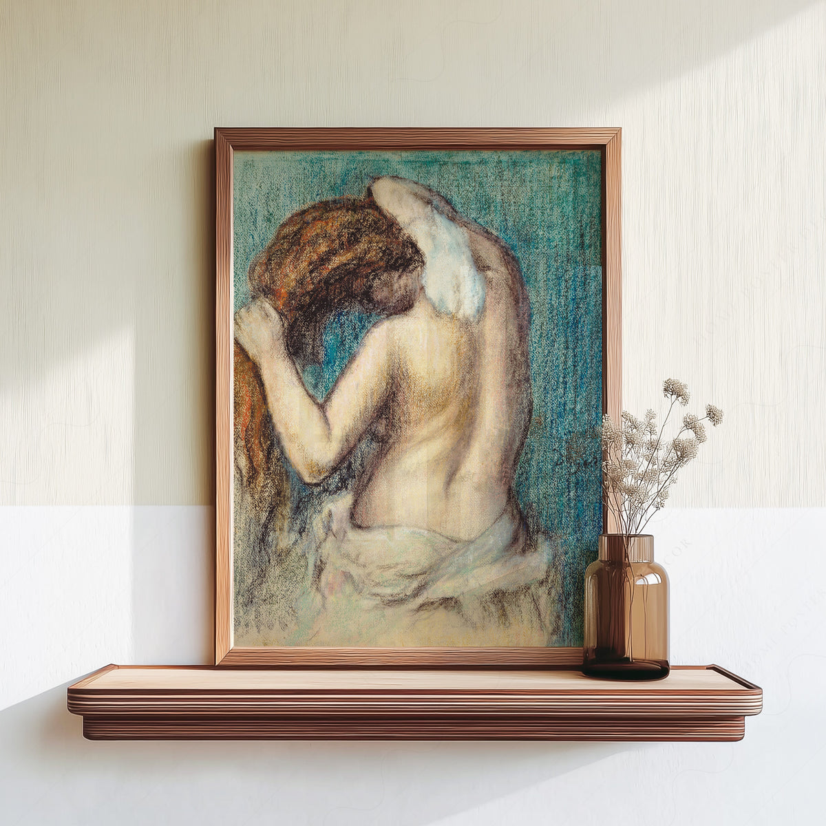 Edgar Degas Woman Drying Her Hair Art Print — artwork preview 18