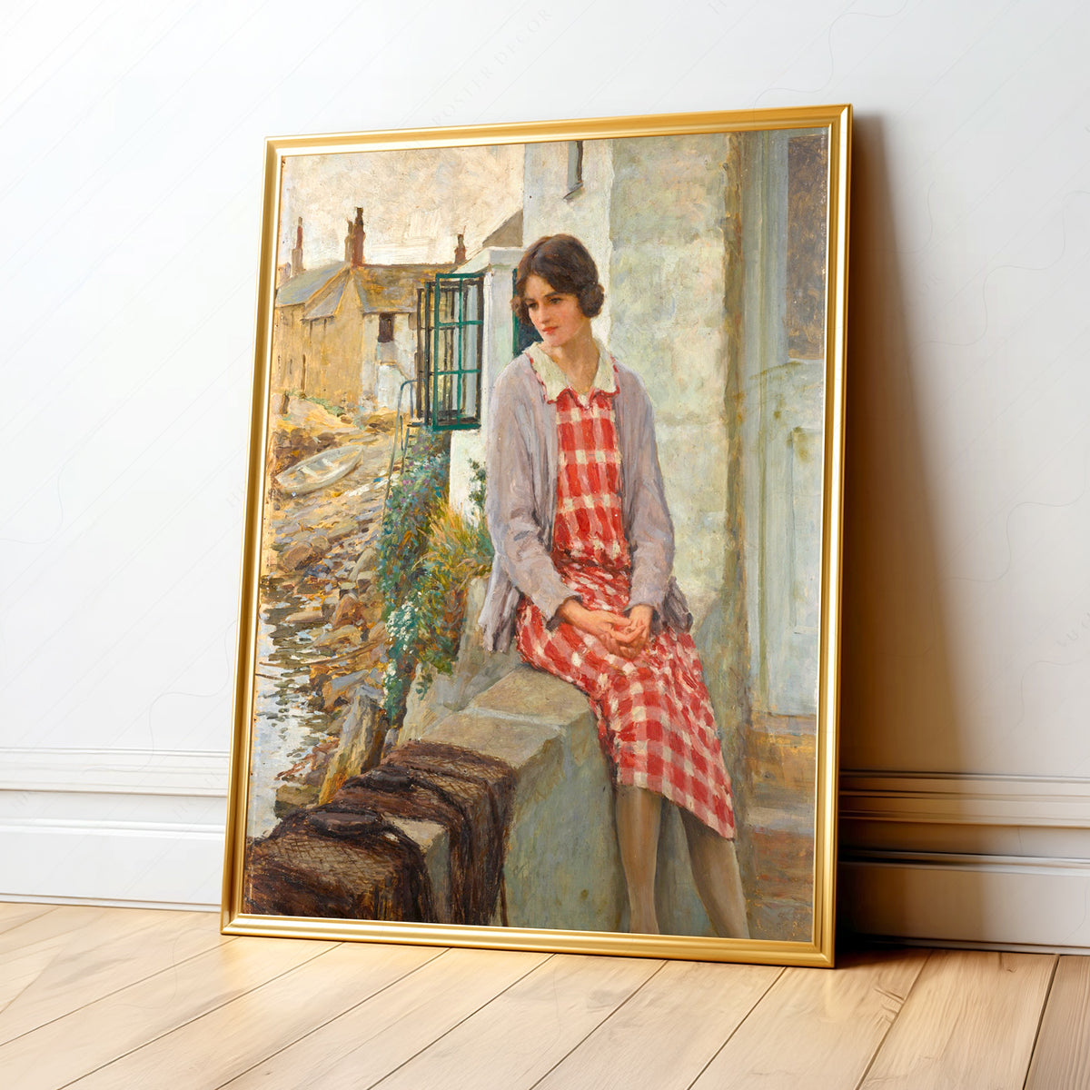 William Henry Margetson A Lass That Loved a Sailor Art Print — artwork preview 1