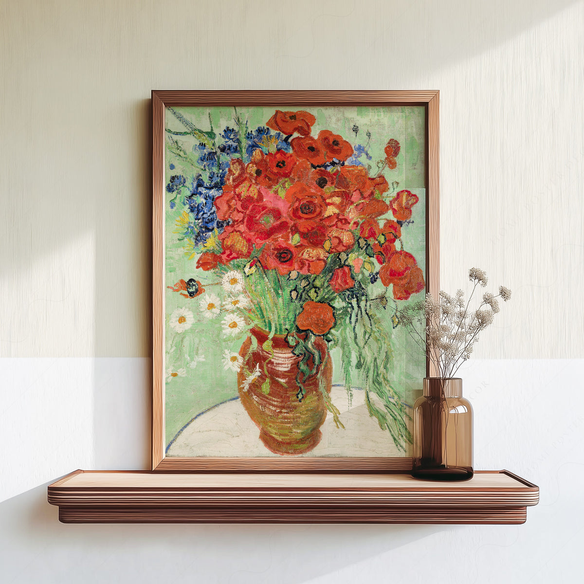 Vincent van Gogh Vase with Daisies and Poppies Art Print — artwork preview 18
